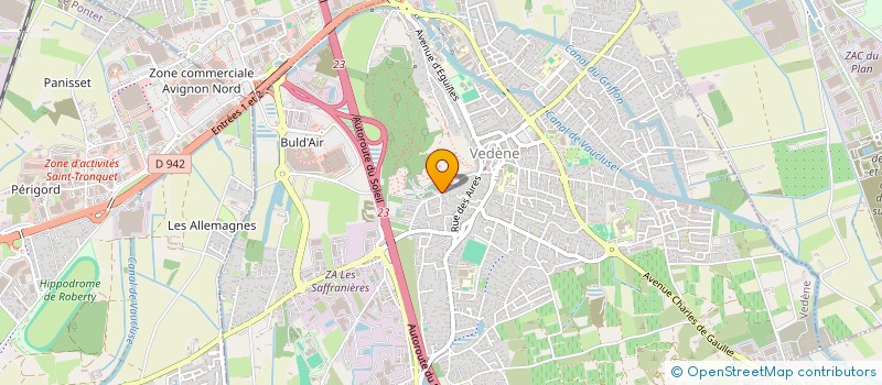 localisation de l'entreprise LA PETITE MAISON EN PIERRES DE VEDENE EN PROVENCE  VEDENE