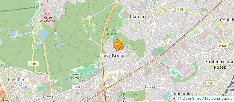 localisation de l'entreprise LA PETITE MAISON PRES DE LA FORET  CLAMART