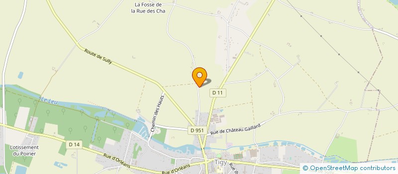 localisation de l'entreprise LA PETITE MAISON ROUGE  TIGY