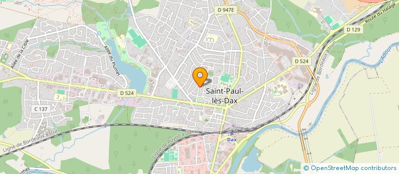 localisation de l'entreprise LA PETITE MAM DE SAINT-PAUL  SAINT-PAUL-LES-DAX