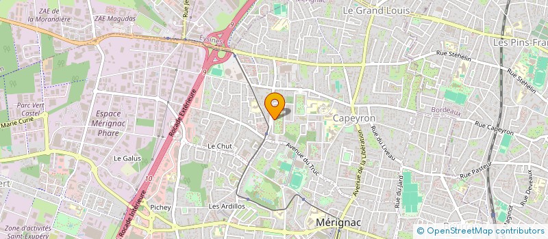 localisation de l'entreprise LA PETITE MARCEL  MERIGNAC