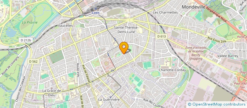 localisation de l'entreprise LA PETITE MARCHANDE DE FILMS à CAEN