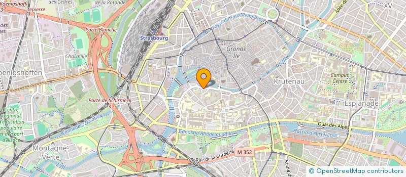localisation de l'entreprise LA PETITE MARCHANDE DE FLEURS à STRASBOURG