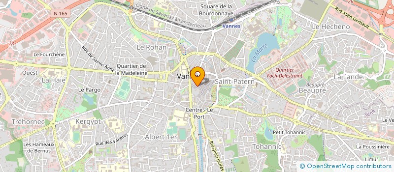 localisation de l'entreprise LA PETITE MAROQUINERIE à VANNES