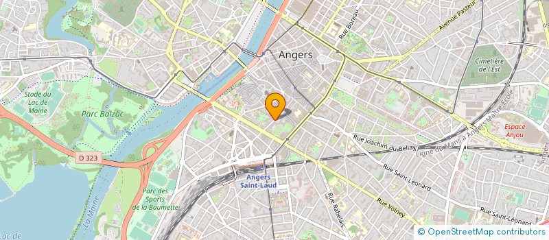 localisation de l'entreprise LA PETITE MARQUISE à ANGERS