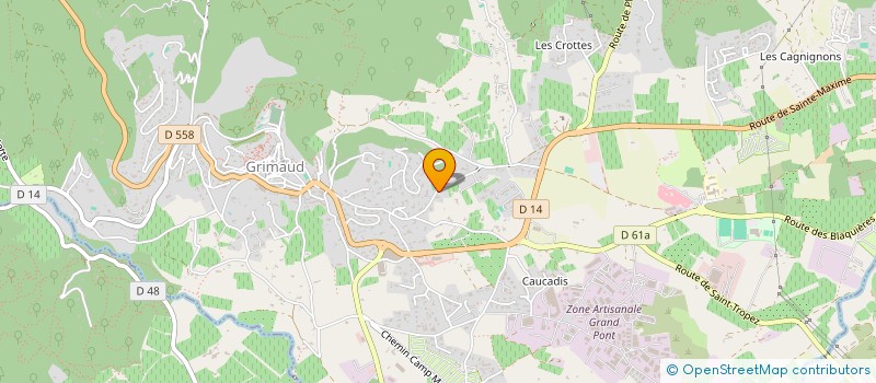 localisation de l'entreprise LA PETITE MEDUZ à GRIMAUD