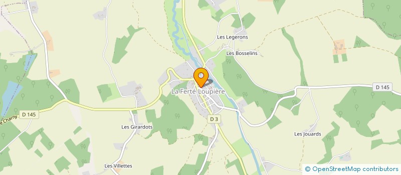 localisation de l'entreprise LA PETITE MEULE à LA FERTE-LOUPIERE