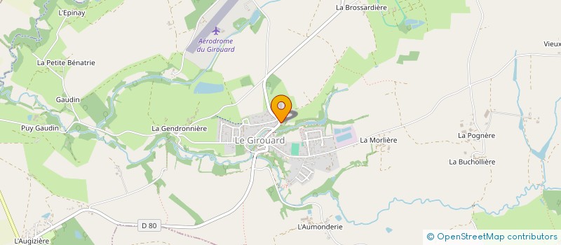 localisation de l'entreprise LA PETITE MINERIE  LE GIROUARD