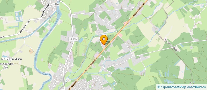 localisation de l'entreprise LA PETITE MOLLIERE  GUECELARD