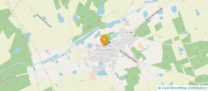 localisation de l'entreprise LA PETITE MONT'RIEUSE  MONTRIEUX-EN-SOLOGNE