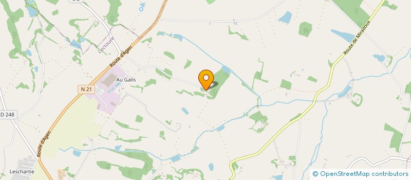 localisation de l'entreprise LA PETITE MONTAGNE  LECTOURE