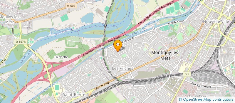 localisation de l'entreprise LA PETITE MOSELLE à MONTIGNY-LES-METZ
