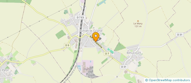 localisation de l'entreprise LA PETITE MOTTE  ACHIET-LE-GRAND