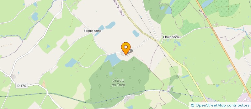 localisation de l'entreprise LA PETITE MOTTE  SAINT-AUBIN-LE-CLOUD