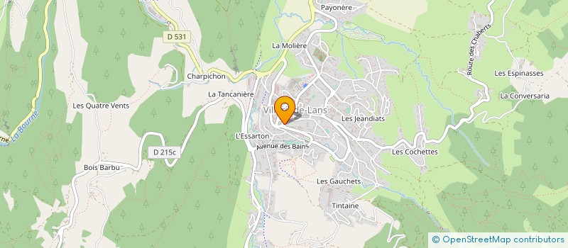 localisation de l'entreprise LA PETITE MOUCHEROLLE à CORRENCON-EN-VERCORS