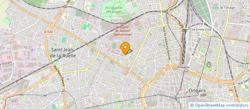 localisation de l'entreprise LA PETITE MOUSTACHE 2  ORLEANS