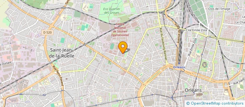 localisation de l'entreprise LA PETITE MOUSTACHE à ORLEANS