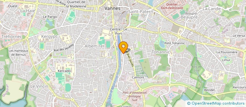 localisation de l'entreprise LA PETITE NACRE à VANNES