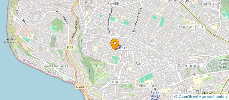 localisation de l'entreprise LA PETITE NOCEUSE à LE HAVRE