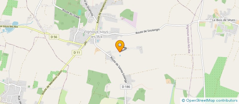 localisation de l'entreprise LA PETITE NOUE  VIGNOUX-SOUS-LES-AIX