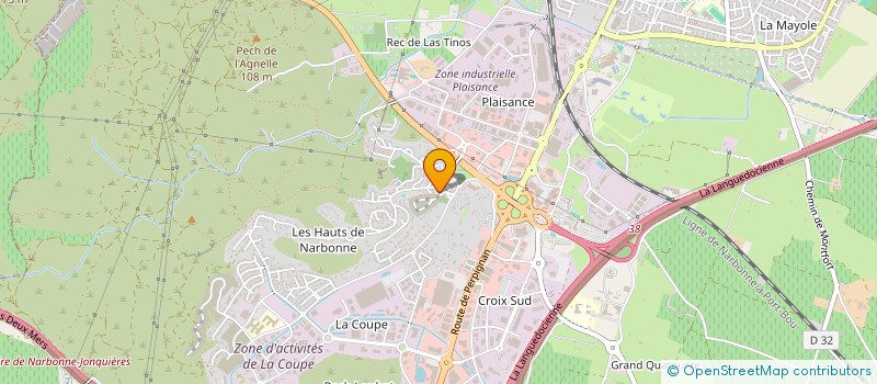 localisation de l'entreprise LA PETITE OLIVETTE à NARBONNE