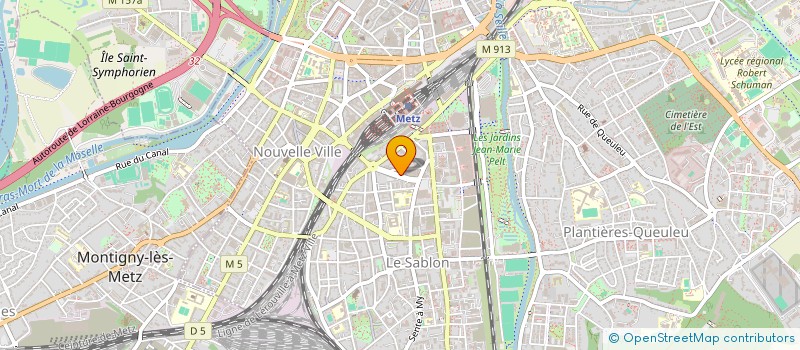 localisation de l'entreprise LA PETITE OURSE  METZ