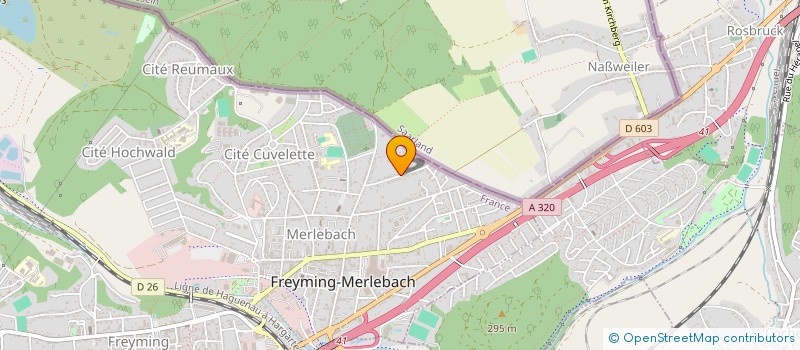 localisation de l'entreprise LA PETITE PARENTHESE  FREYMING-MERLEBACH