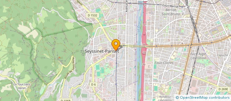 localisation de l'entreprise LA PETITE PARENTHESE  SEYSSINET-PARISET