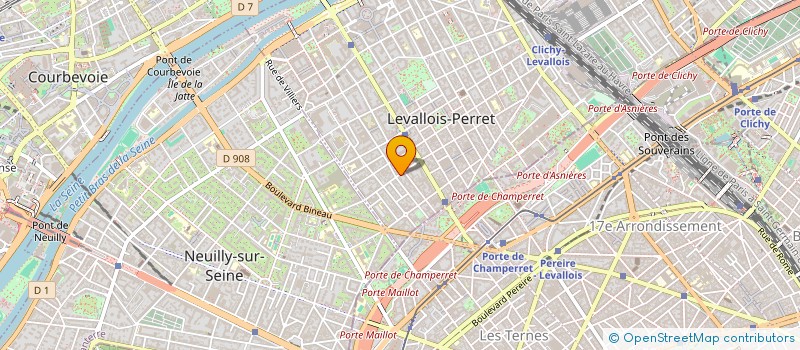 localisation de l'entreprise LA PETITE PATROUILLE à LEVALLOIS-PERRET