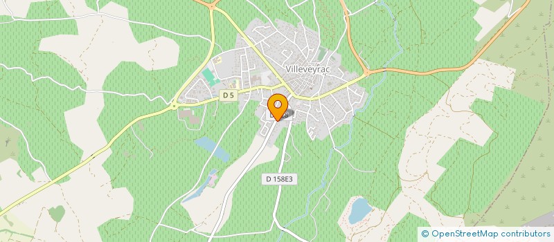 localisation de l'entreprise LA PETITE PAUSE à VILLEVEYRAC