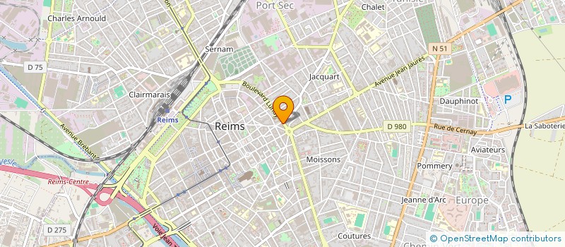 localisation de l'entreprise LA PETITE PIE  REIMS