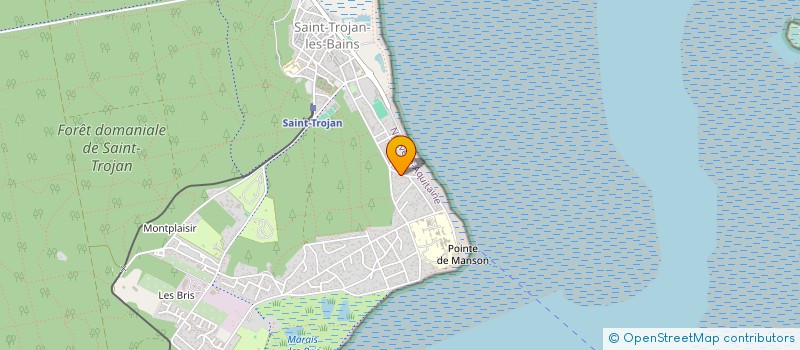 localisation de l'entreprise LA PETITE PLAGE  SAINT-TROJAN-LES-BAINS