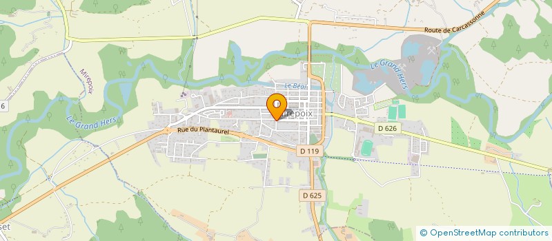 localisation de l'entreprise LA PETITE PLANETE à MIREPOIX