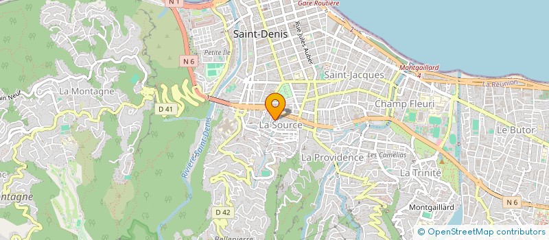 localisation de l'entreprise LA PETITE PLANETE à SAINT-DENIS