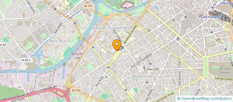 localisation de l'entreprise LA PETITE PRAGUE à LILLE