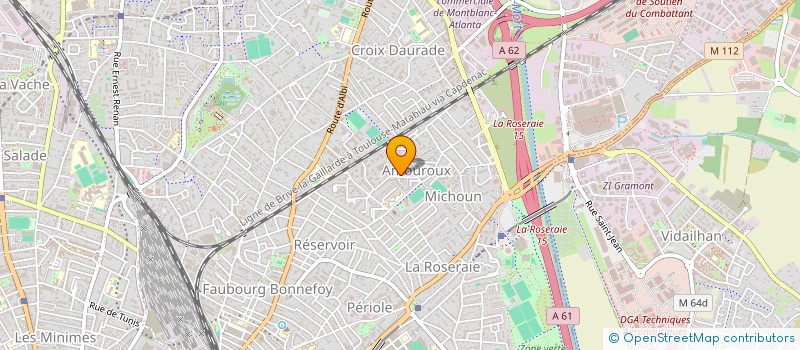 localisation de l'entreprise LA PETITE PROD 31  TOULOUSE