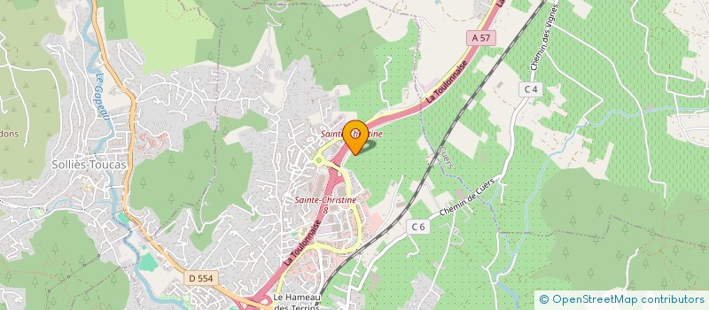 localisation de l'entreprise LA PETITE PROVENCE  SOLLIES-PONT