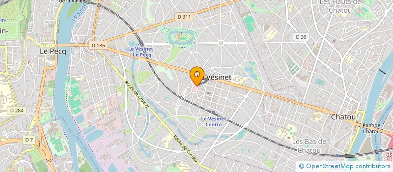 localisation de l'entreprise LA PETITE QUILLE  LE VESINET