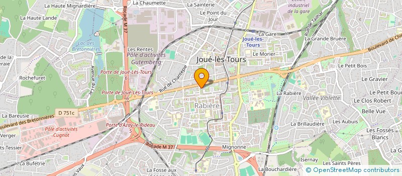 localisation de l'entreprise LA PETITE RECETTE à JOUE-LES-TOURS