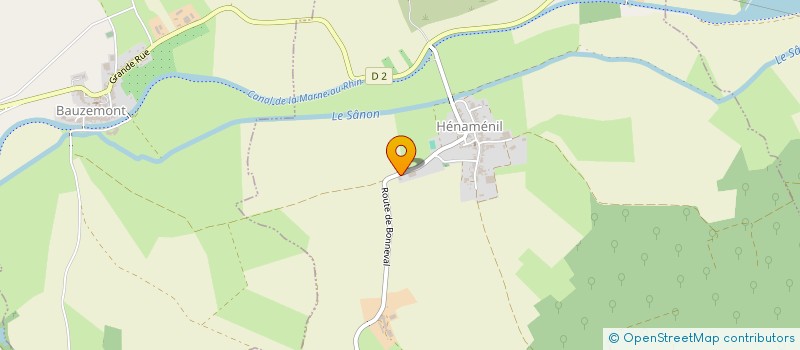 localisation de l'entreprise LA PETITE REINE  HENAMENIL