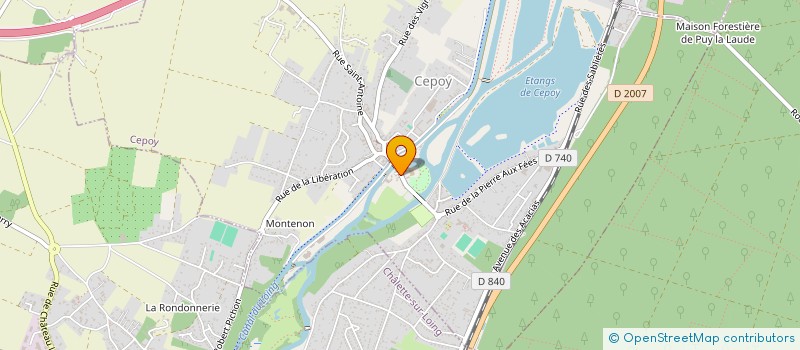 localisation de l'entreprise LA PETITE REINE DE CEPOY à CEPOY