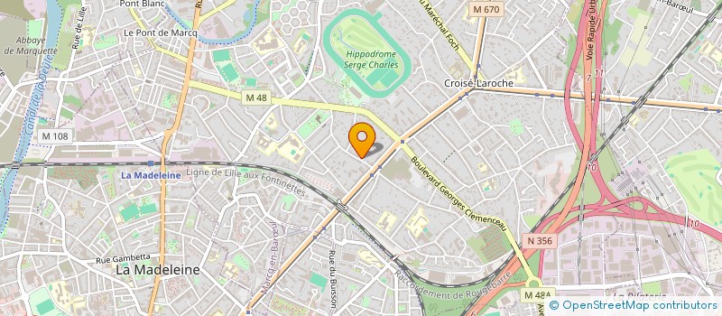 localisation de l'entreprise LA PETITE REINE VERTE  NIEPPE