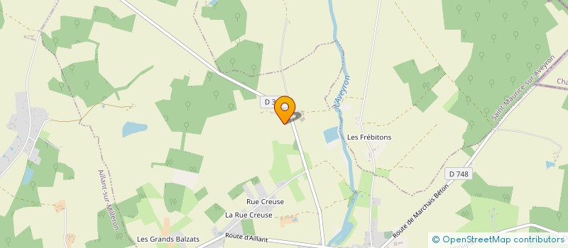localisation de l'entreprise LA PETITE RENAUDE  LE CHARME