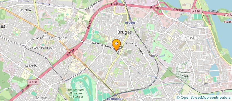 localisation de l'entreprise LA PETITE RENOIR à BRUGES