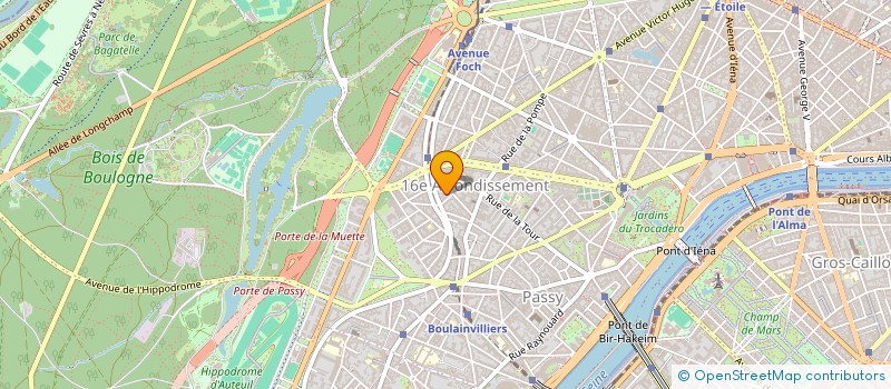 localisation de l'entreprise LA PETITE RETOUCHE  PARIS