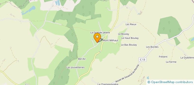 localisation de l'entreprise LA PETITE ROCHE à CETON