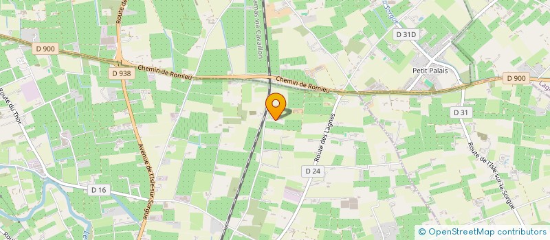 localisation de l'entreprise LA PETITE ROMANTIQUE  CAVAILLON