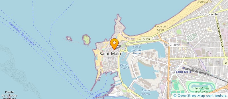localisation de l'entreprise LA PETITE ROTISSERIE à SAINT-MALO