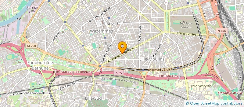 localisation de l'entreprise LA PETITE SCENE à LILLE