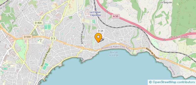 localisation de l'entreprise LA PETITE SEIGNEURIE  LA CIOTAT